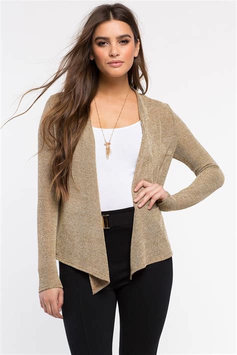 cooling fabric metallic cardigan under $250|Metallic Cardigan Sweaters for Women .